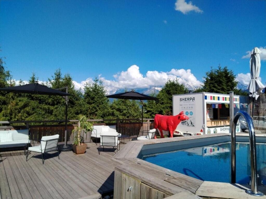Chalet Les Rhodos Cordon Exteriér fotografie